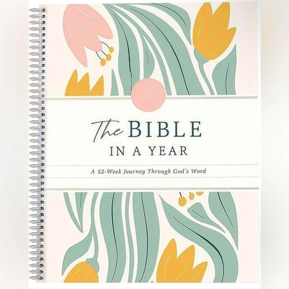 Floral Bible in a Year Journal -New - Picture 1 of 10